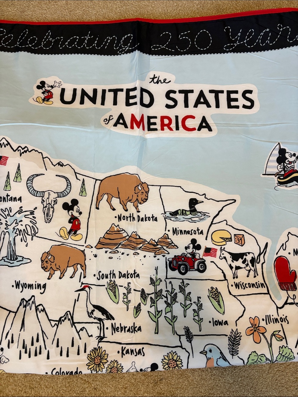 Old Navy x Disney Picnic Blanket NWT